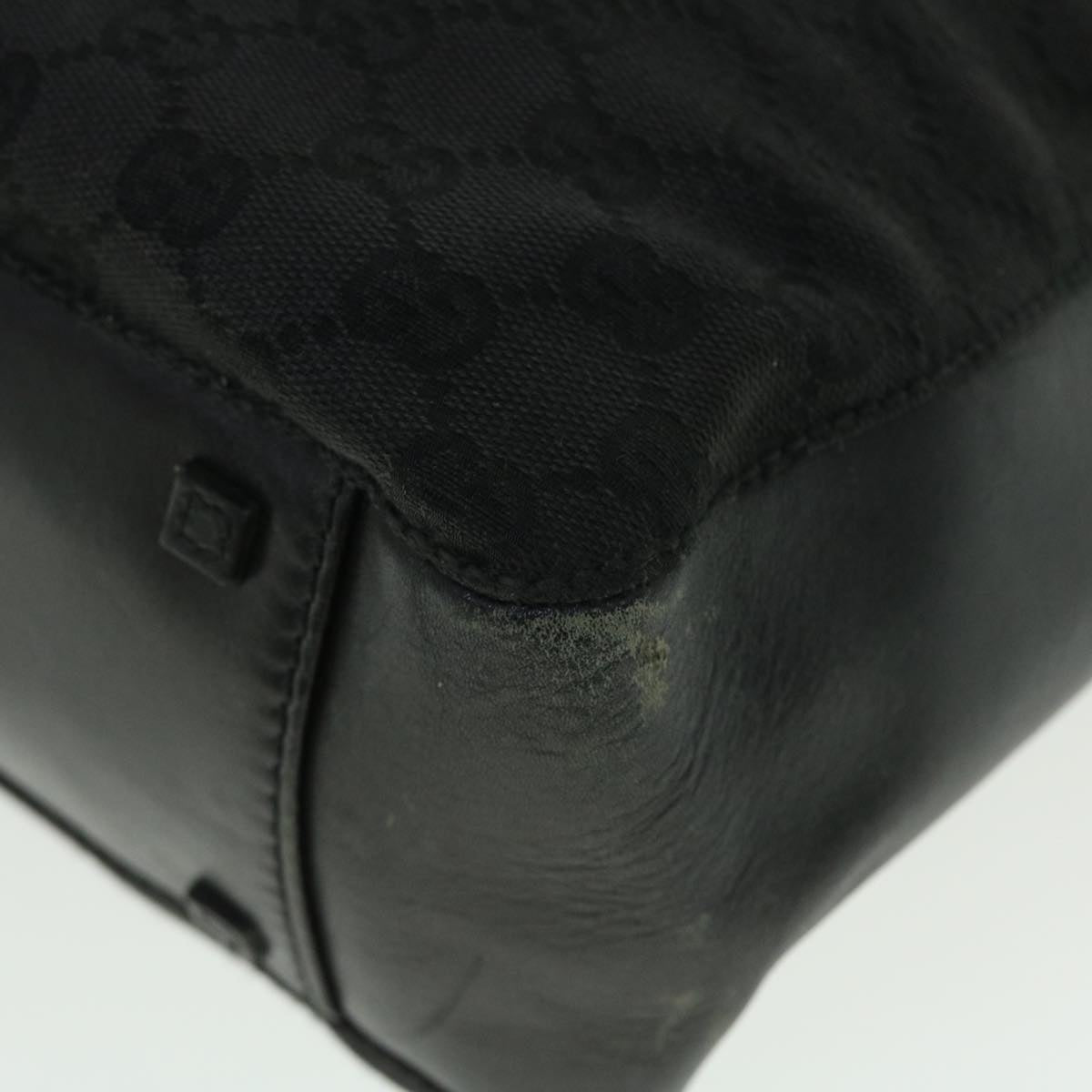 GUCCI GG Canvas Tote Bag Black 101920 ac2128