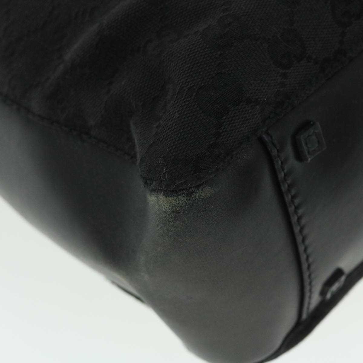 GUCCI GG Canvas Tote Bag Black 101920 ac2128