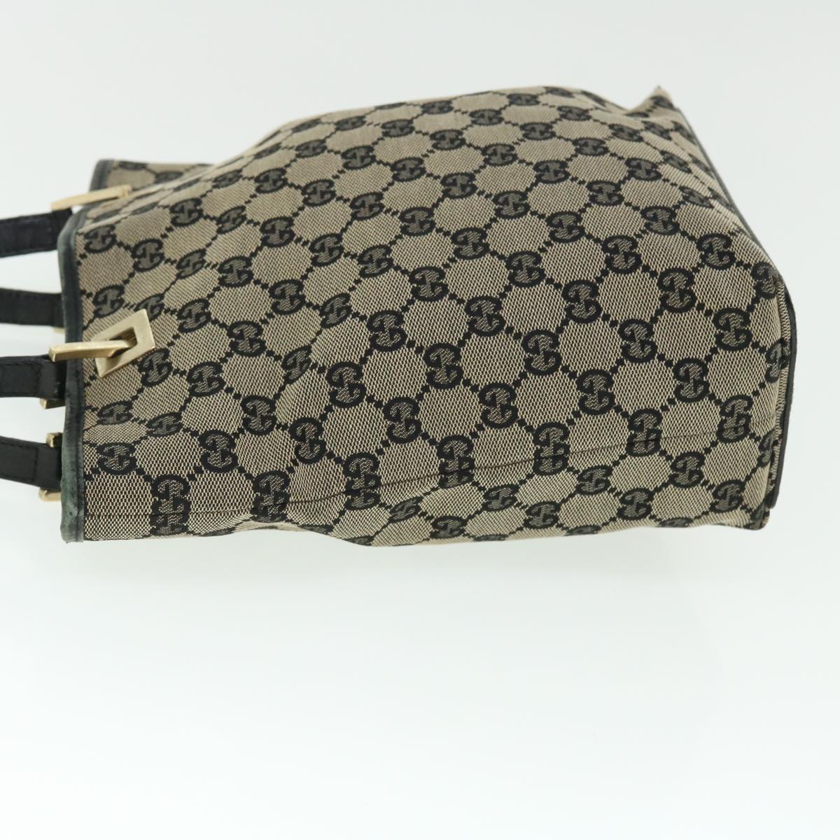 GUCCI GG Canvas Tote Bag Beige Black 002 1099 2404 ac2129
