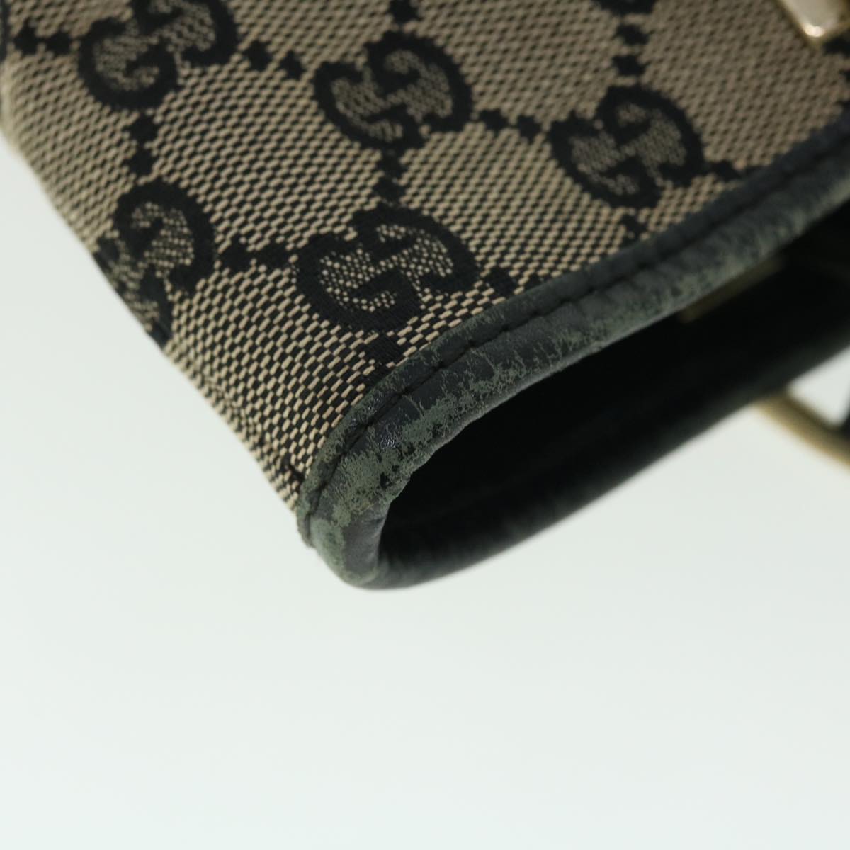 GUCCI GG Canvas Tote Bag Beige Black 002 1099 2404 ac2129