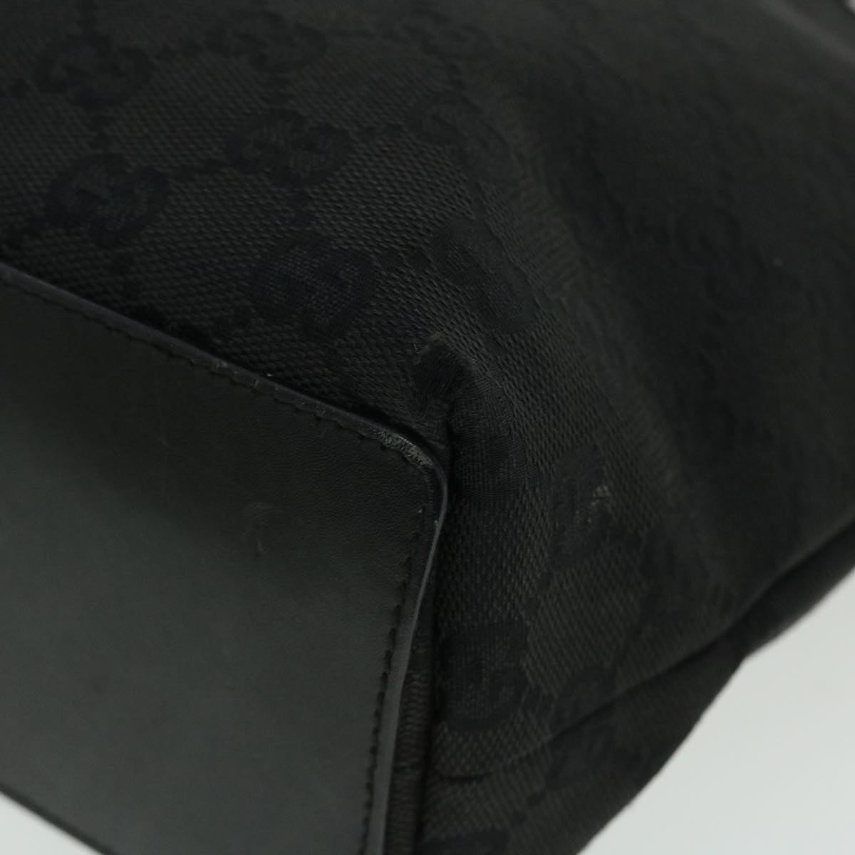 GUCCI GG Canvas Tote Bag Black 31244 ac2131