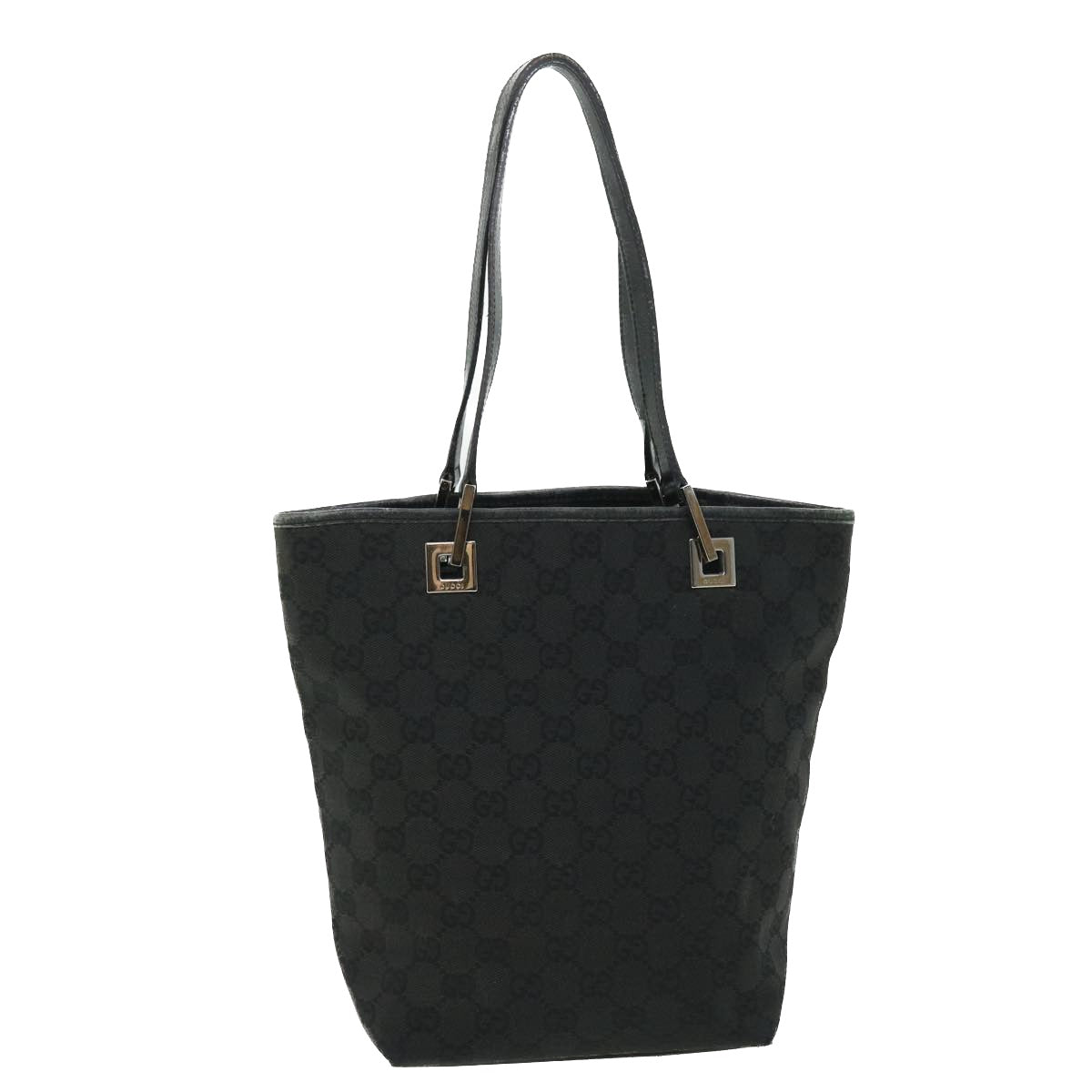 GUCCI GG Canvas Tote Bag Black 31244 ac2131