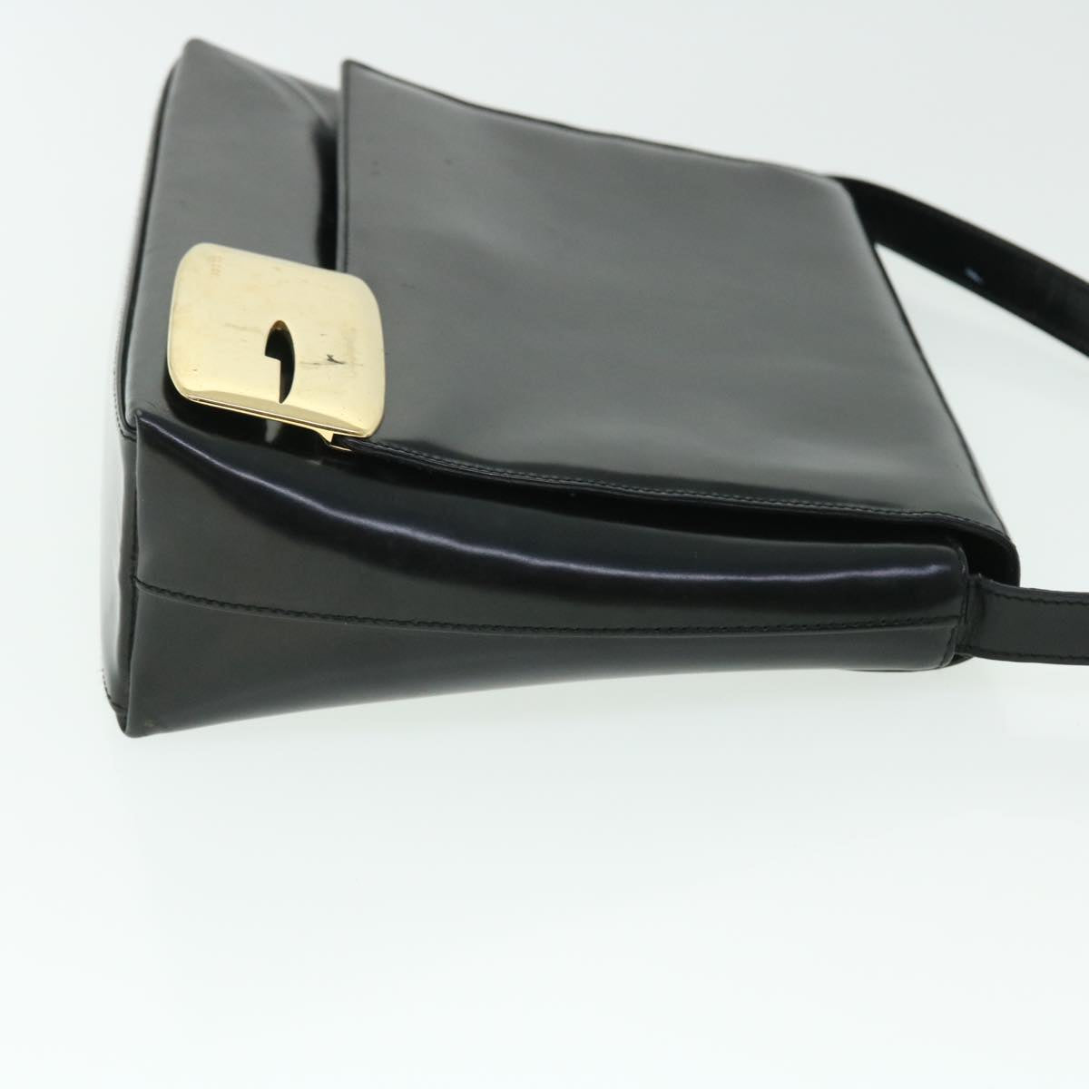 GUCCI Shoulder Bag Patent leather Black 001 3444 1812 ac2141