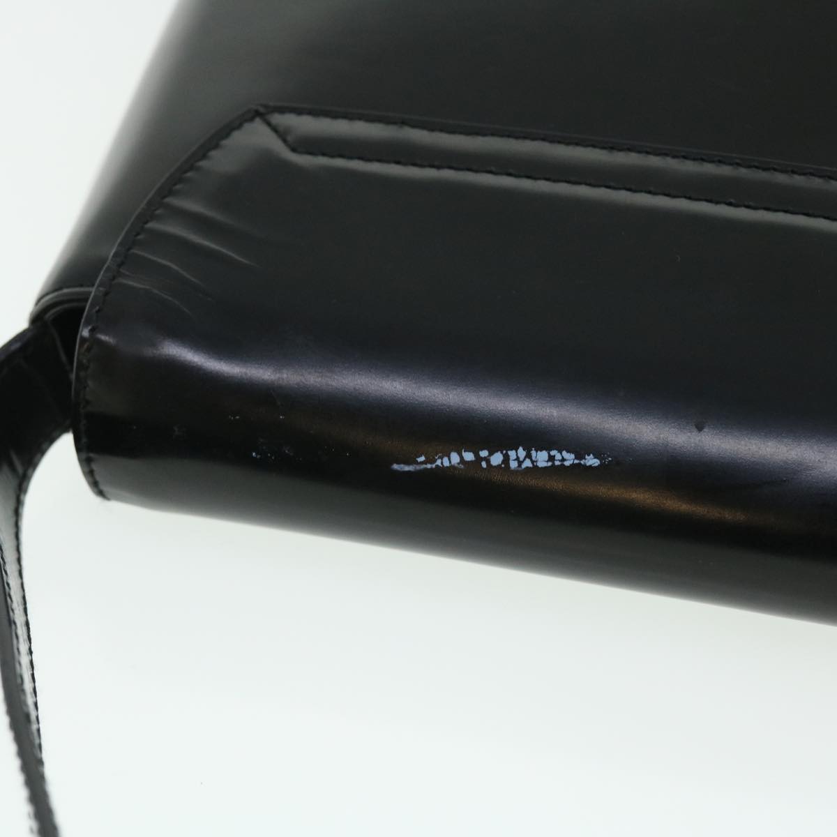 GUCCI Shoulder Bag Patent leather Black 001 3444 1812 ac2141