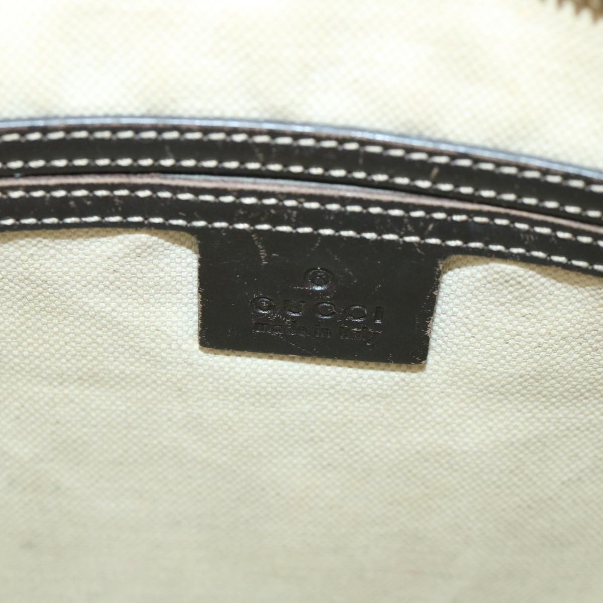 GUCCI GG Canvas Shoulder Bag PVC Leather Beige 295257 ac2197