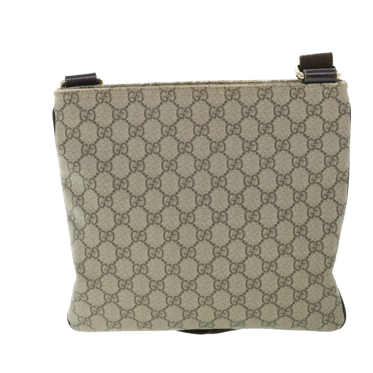 GUCCI GG Canvas Shoulder Bag PVC Leather Beige 295257 ac2197