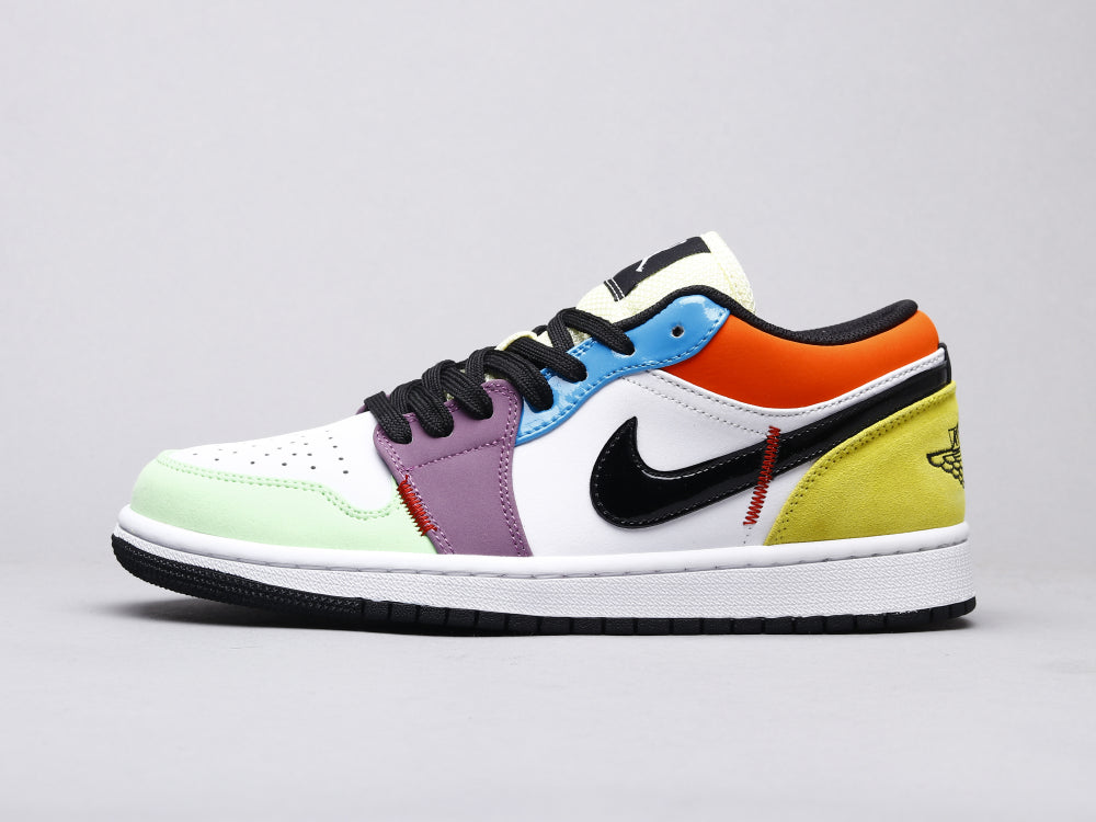 GLM - AJ1 rainbow stitching