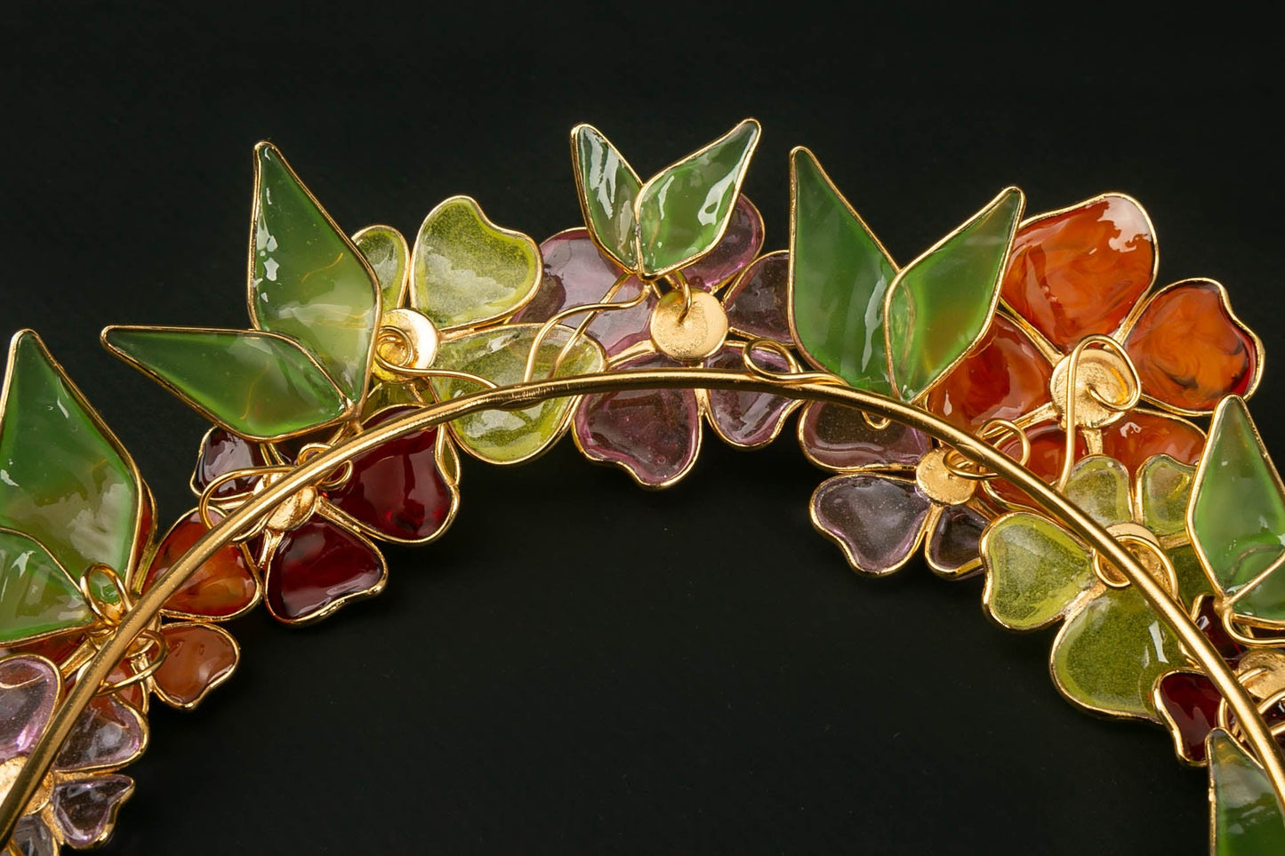 Collier en pÃƒÆ’Ã‚Â¢te de verre Augustine