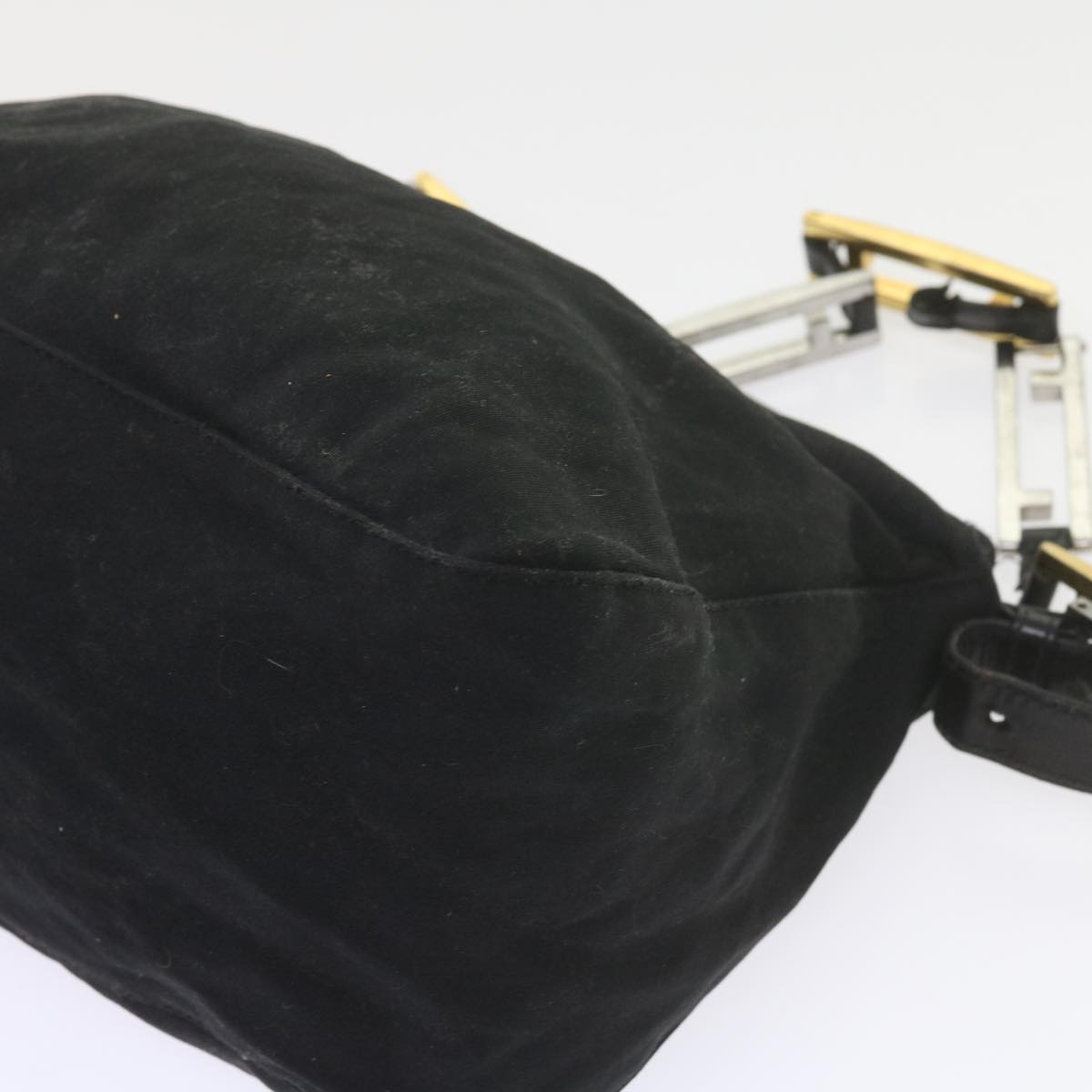 FENDI Shoulder Bag Nylon Black ac2440