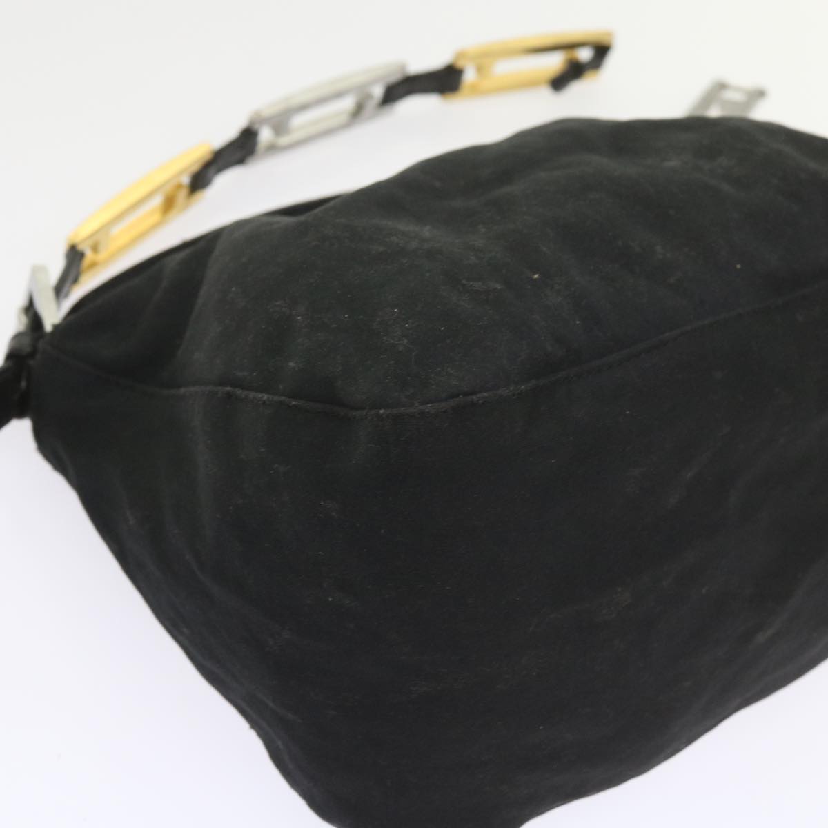 FENDI Shoulder Bag Nylon Black ac2440
