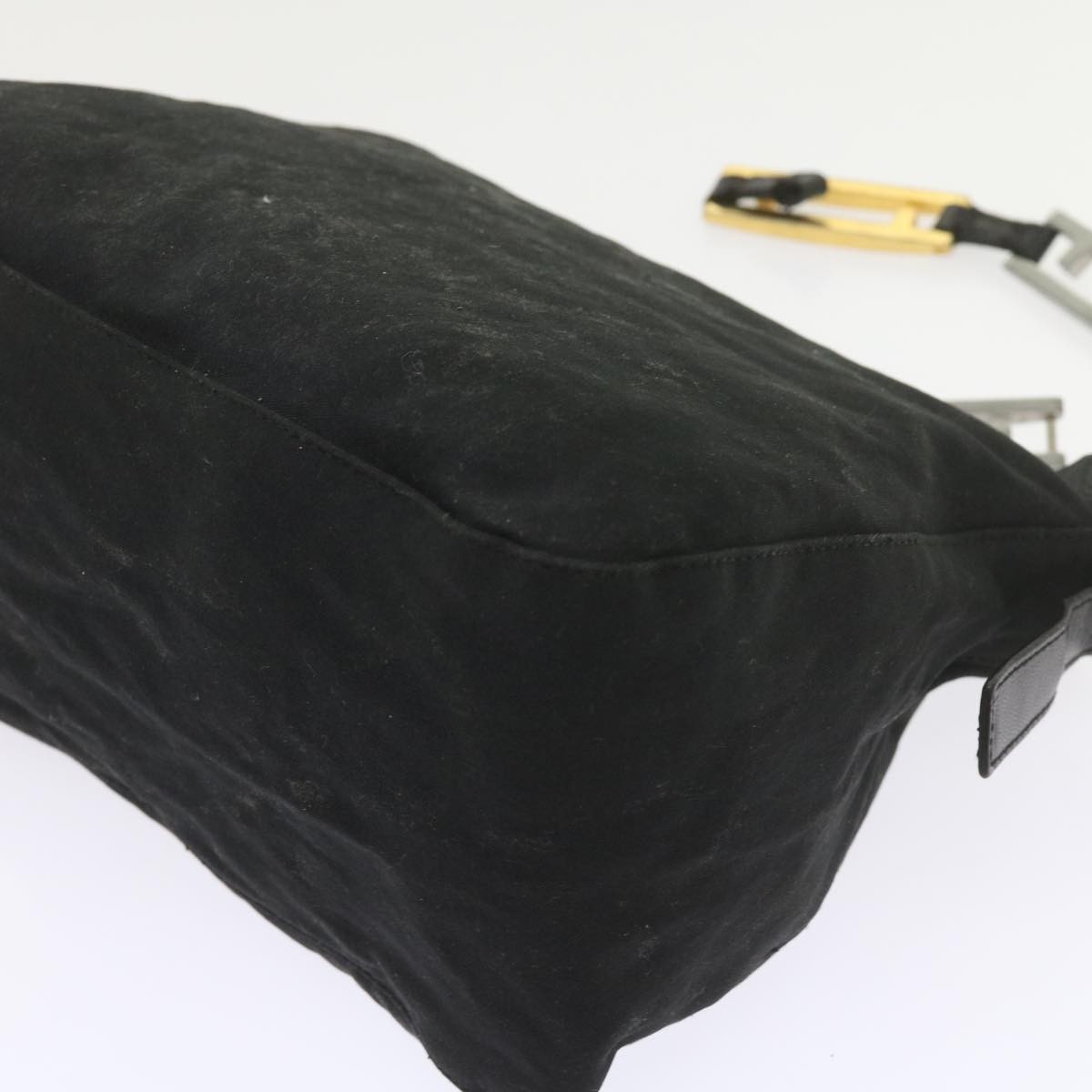 FENDI Shoulder Bag Nylon Black ac2440