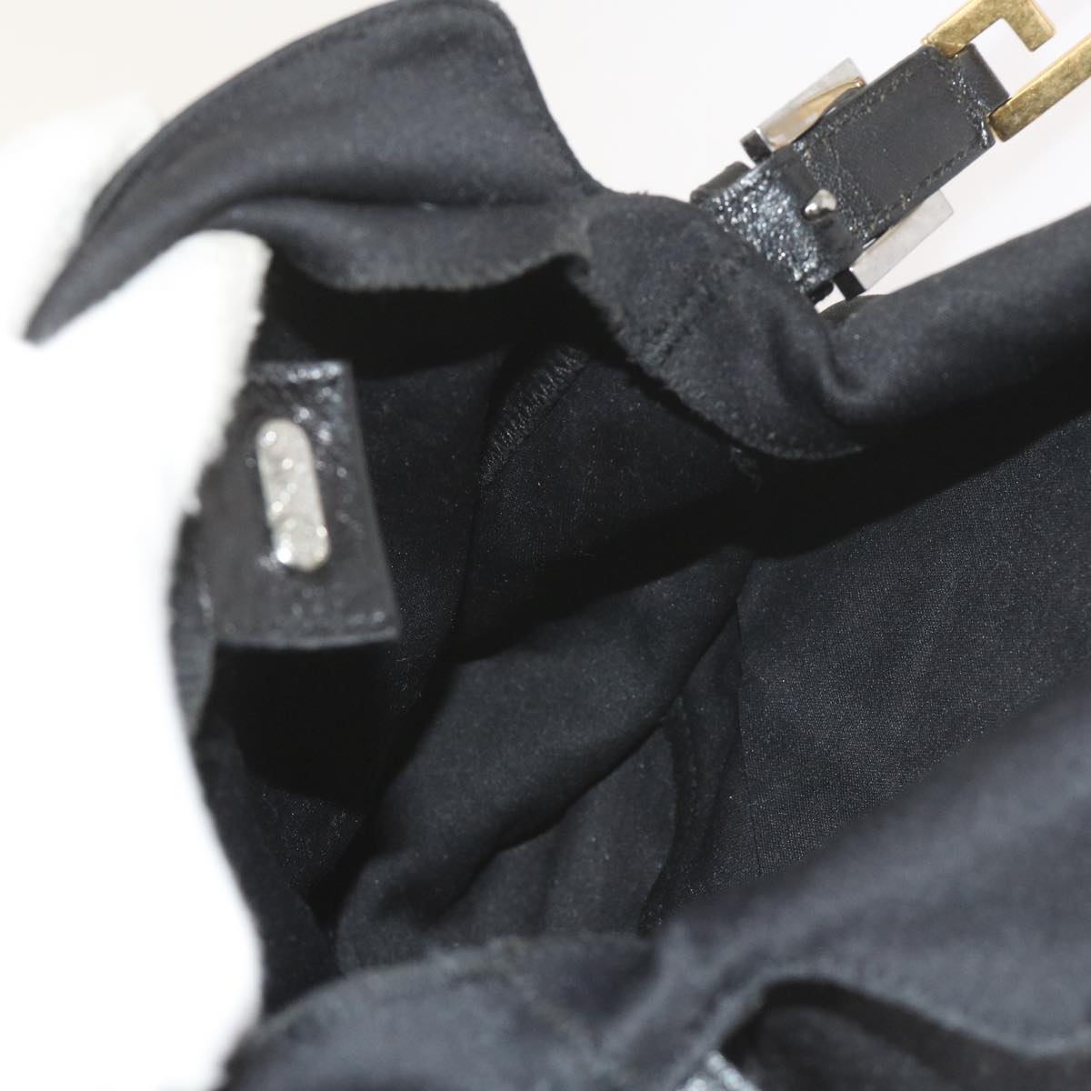 FENDI Shoulder Bag Nylon Black ac2440