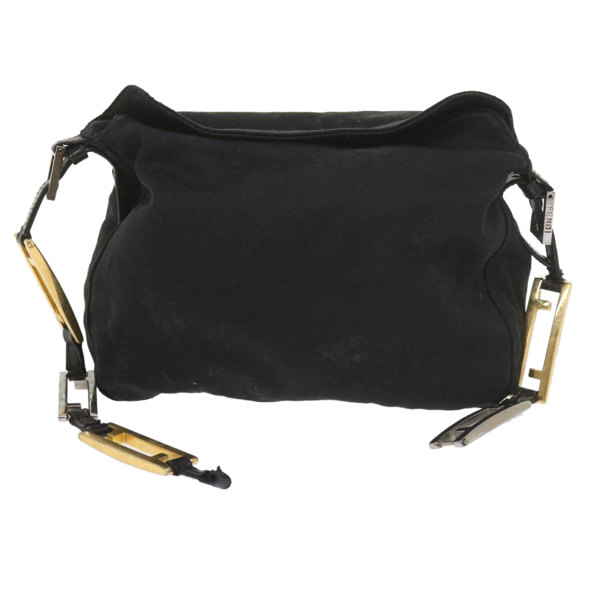FENDI Shoulder Bag Nylon Black ac2440