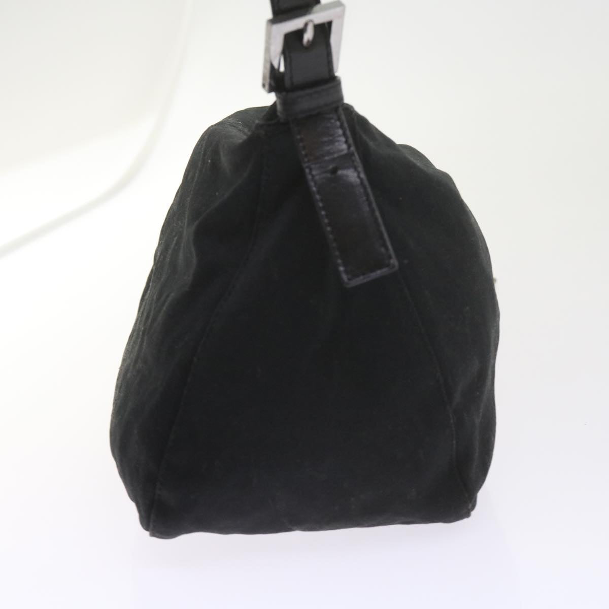 FENDI Shoulder Bag Nylon Black ac2440