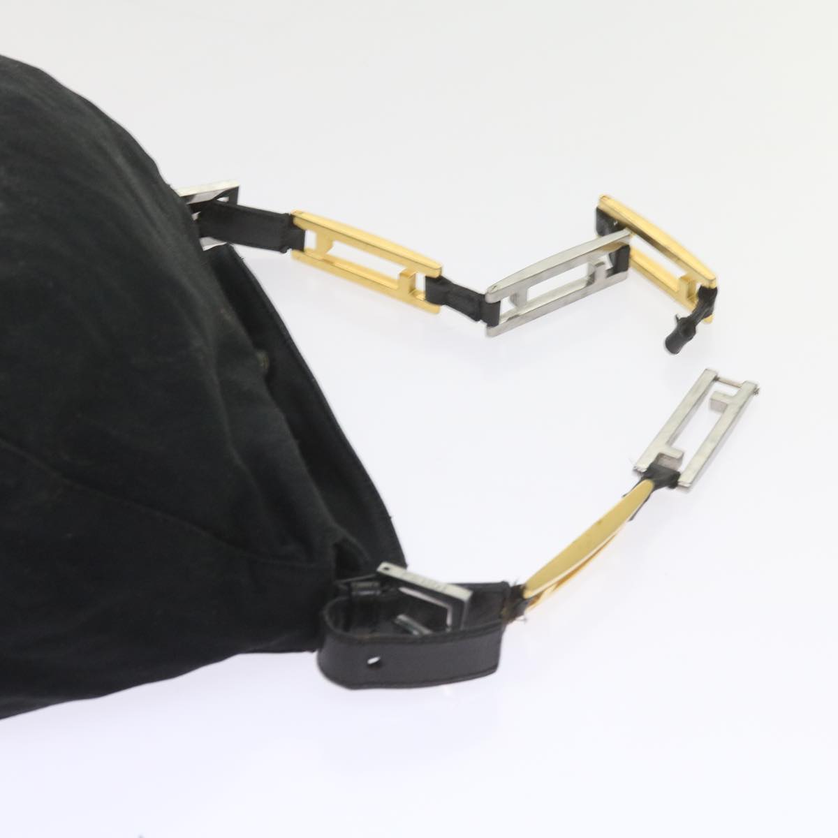 FENDI Shoulder Bag Nylon Black ac2440