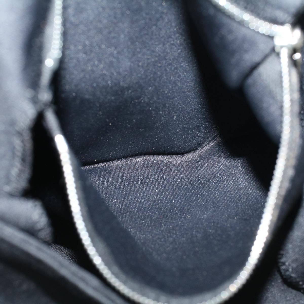 FENDI Mamma Baguette Shoulder Bag Nylon Black ac2482