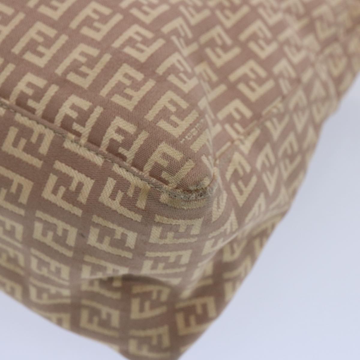 FENDI Zucchino Canvas Hand Bag Pink ac2517
