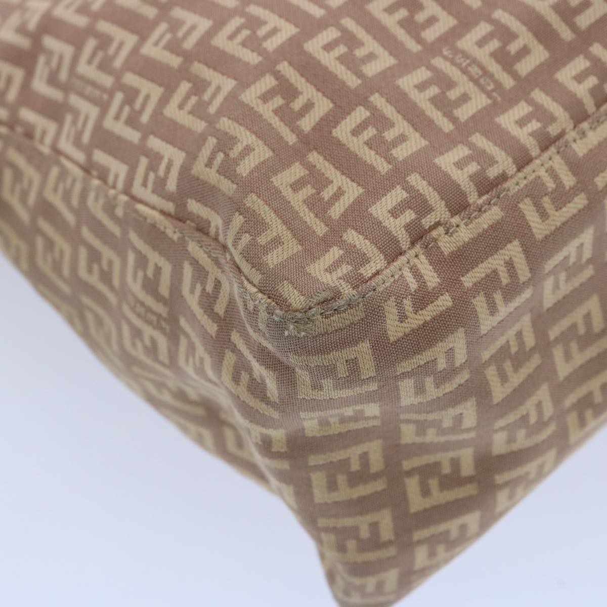 FENDI Zucchino Canvas Hand Bag Pink ac2517