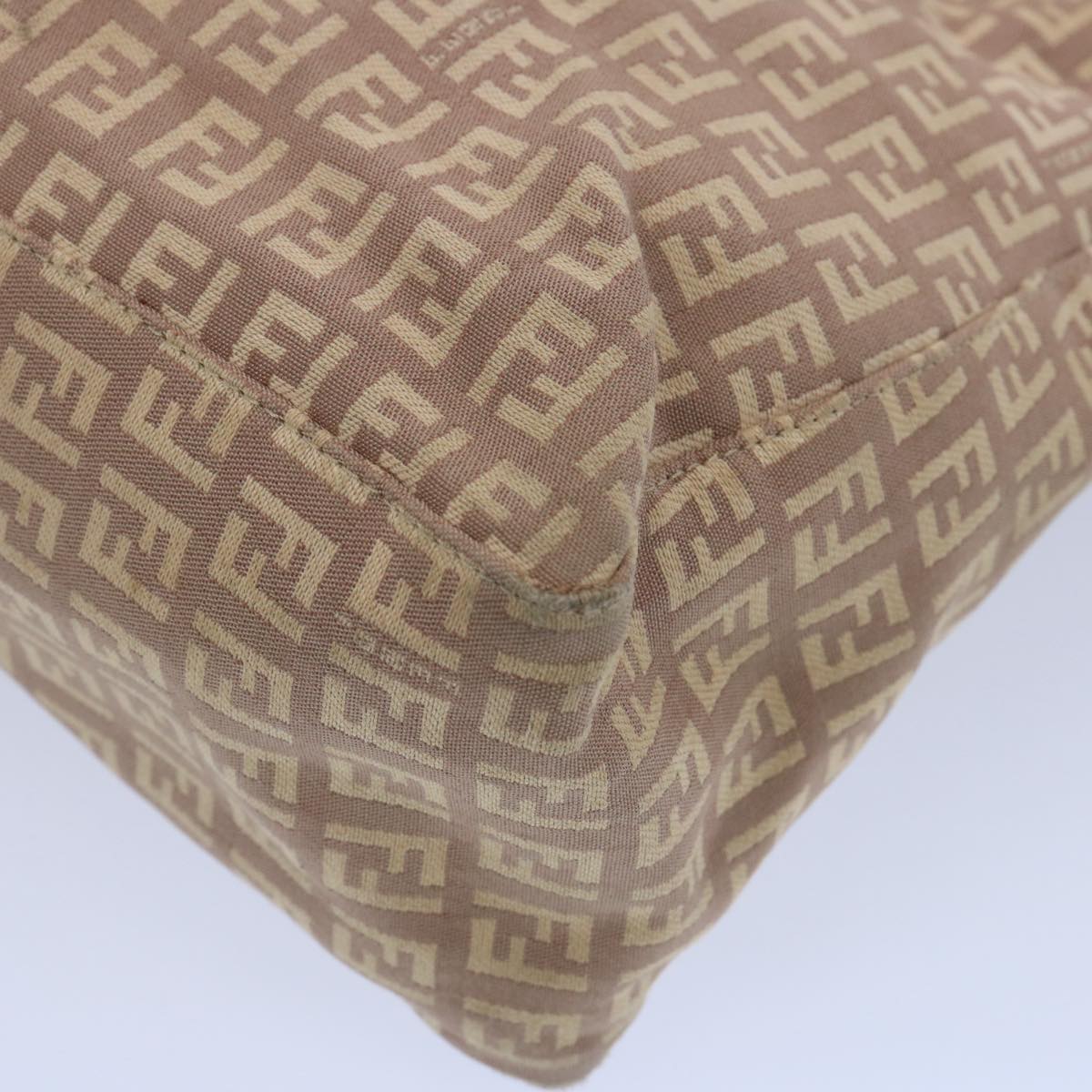 FENDI Zucchino Canvas Hand Bag Pink ac2517