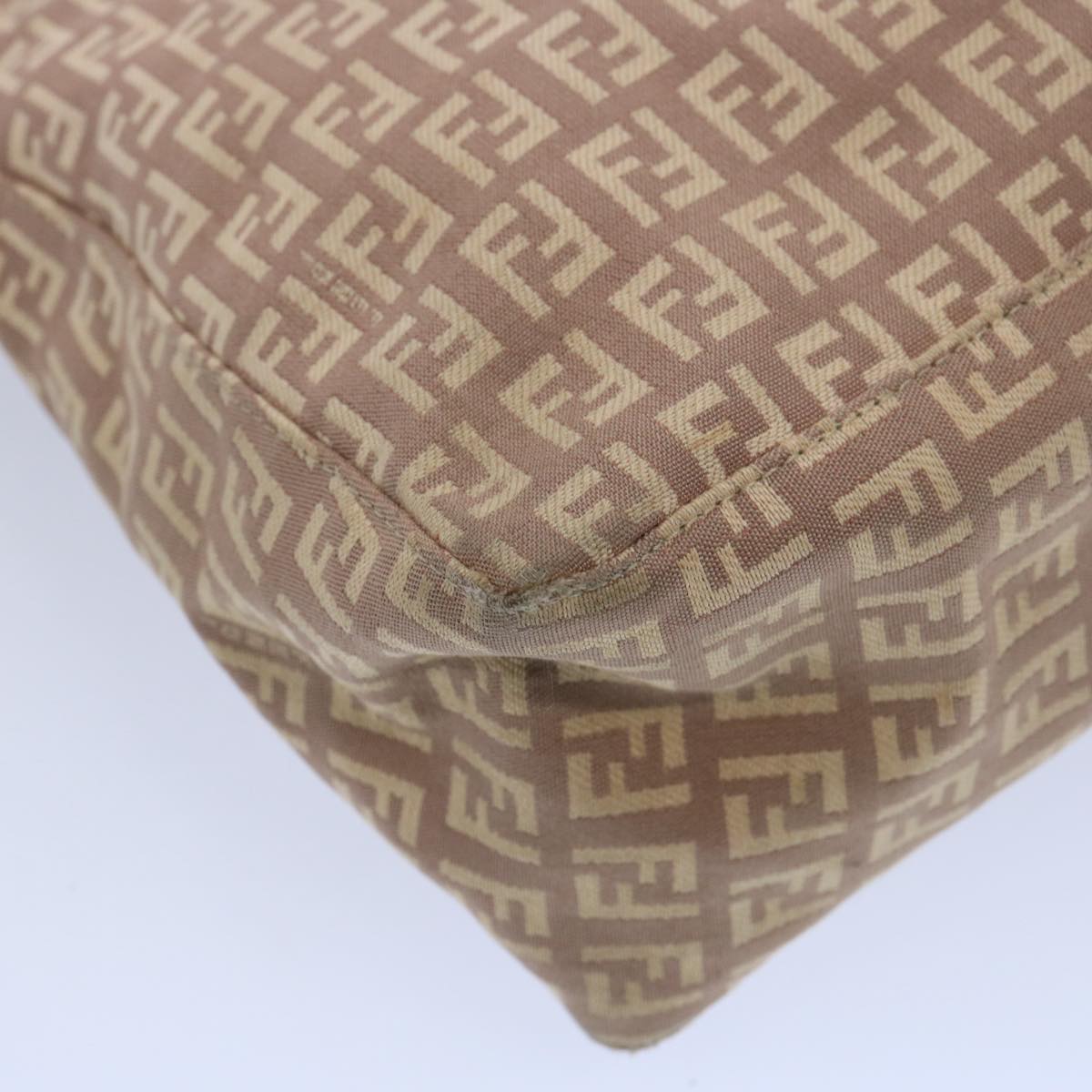 FENDI Zucchino Canvas Hand Bag Pink ac2517