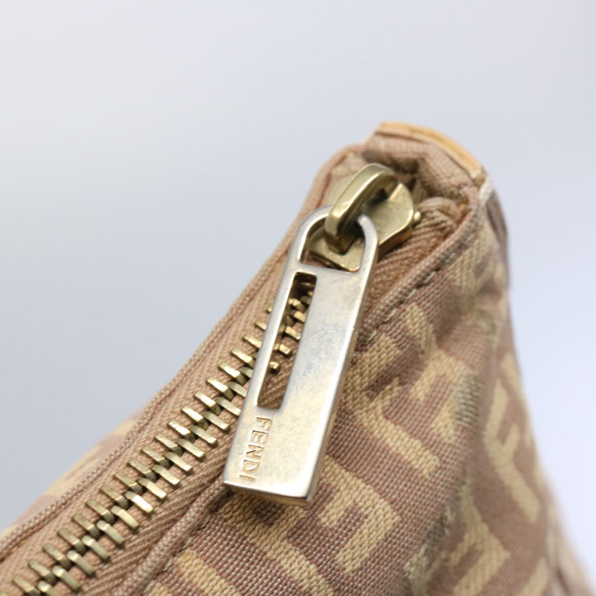 FENDI Zucchino Canvas Hand Bag Pink ac2517