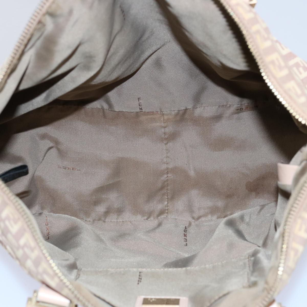 FENDI Zucchino Canvas Hand Bag Pink ac2517
