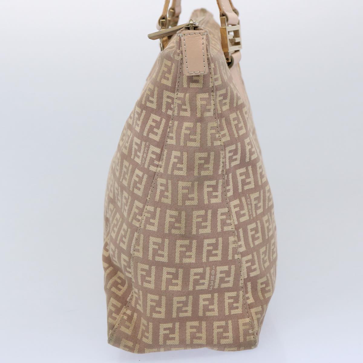 FENDI Zucchino Canvas Hand Bag Pink ac2517