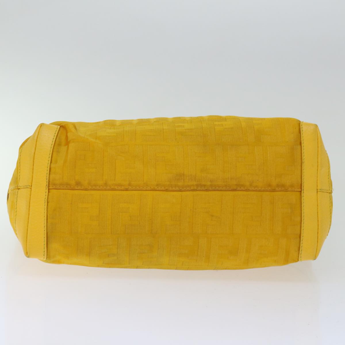 FENDI Zucca Canvas Hand Bag Yellow ac2820