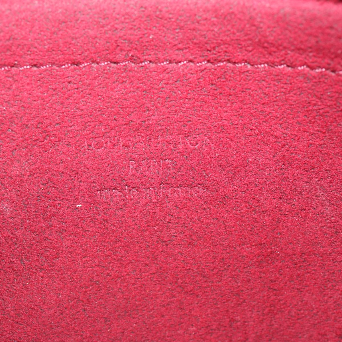LOUIS VUITTON Damier Ebene Label Pochette Mira Pouch N63080 LV ac2932