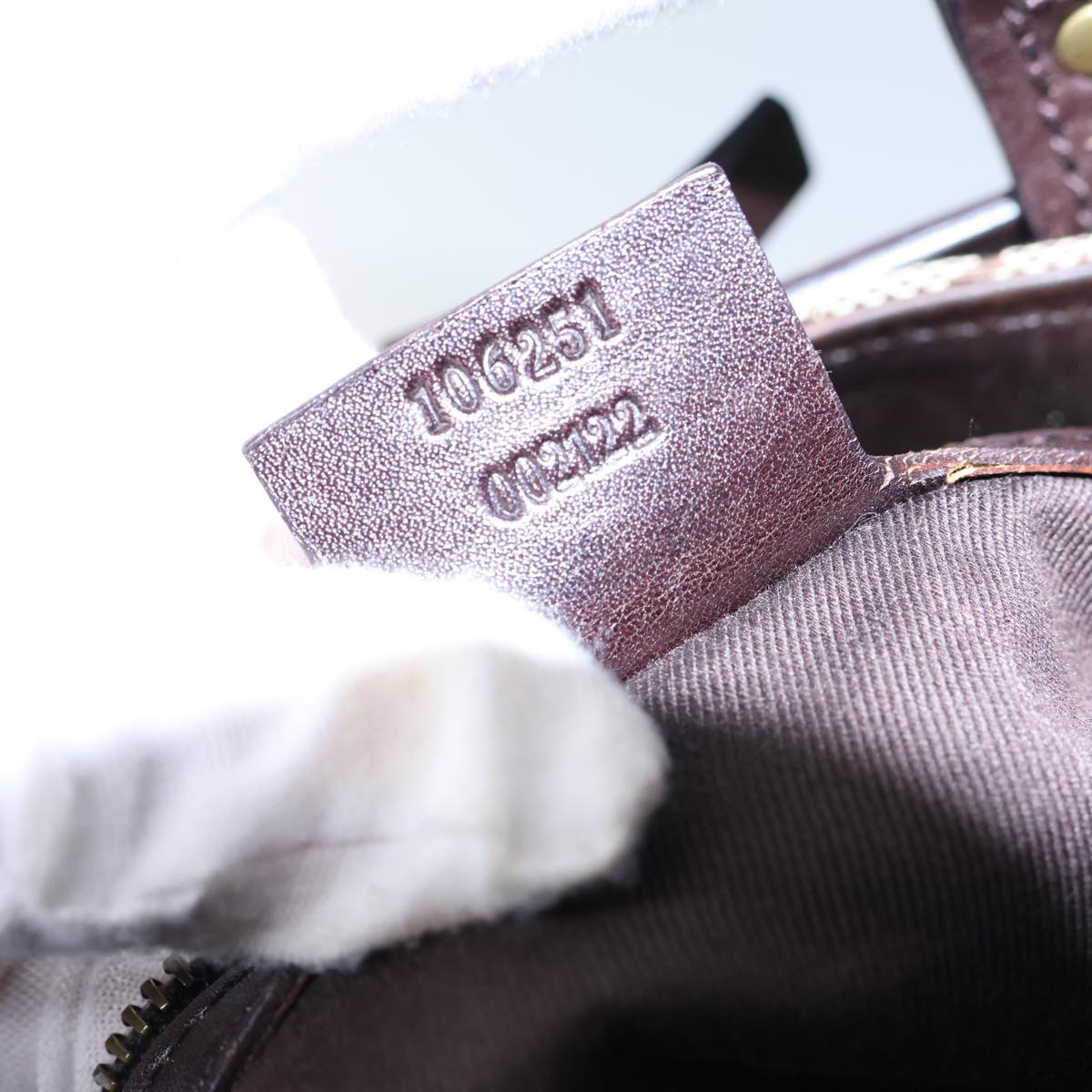 GUCCI GG Canvas Hand Bag Beige 106251 ac2965