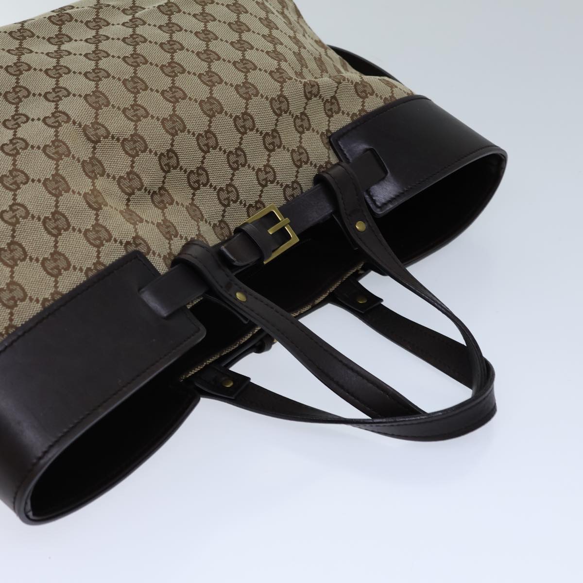 GUCCI GG Canvas Hand Bag Beige 106251 ac2965