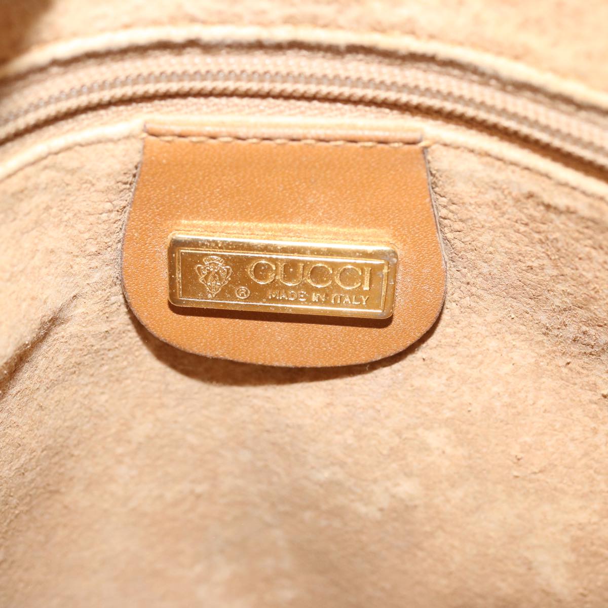 GUCCI Micro GG Supreme Shoulder Bag PVC Beige 007 104 4916 ac2966