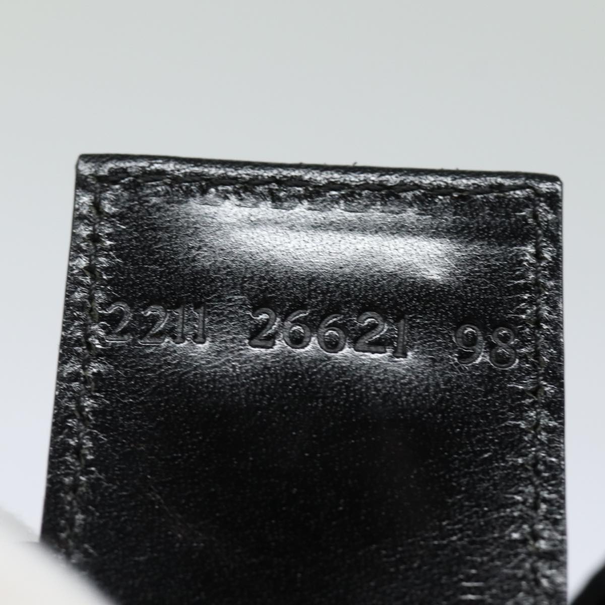 FENDI Zucca Canvas Hand Bag Black ac3041
