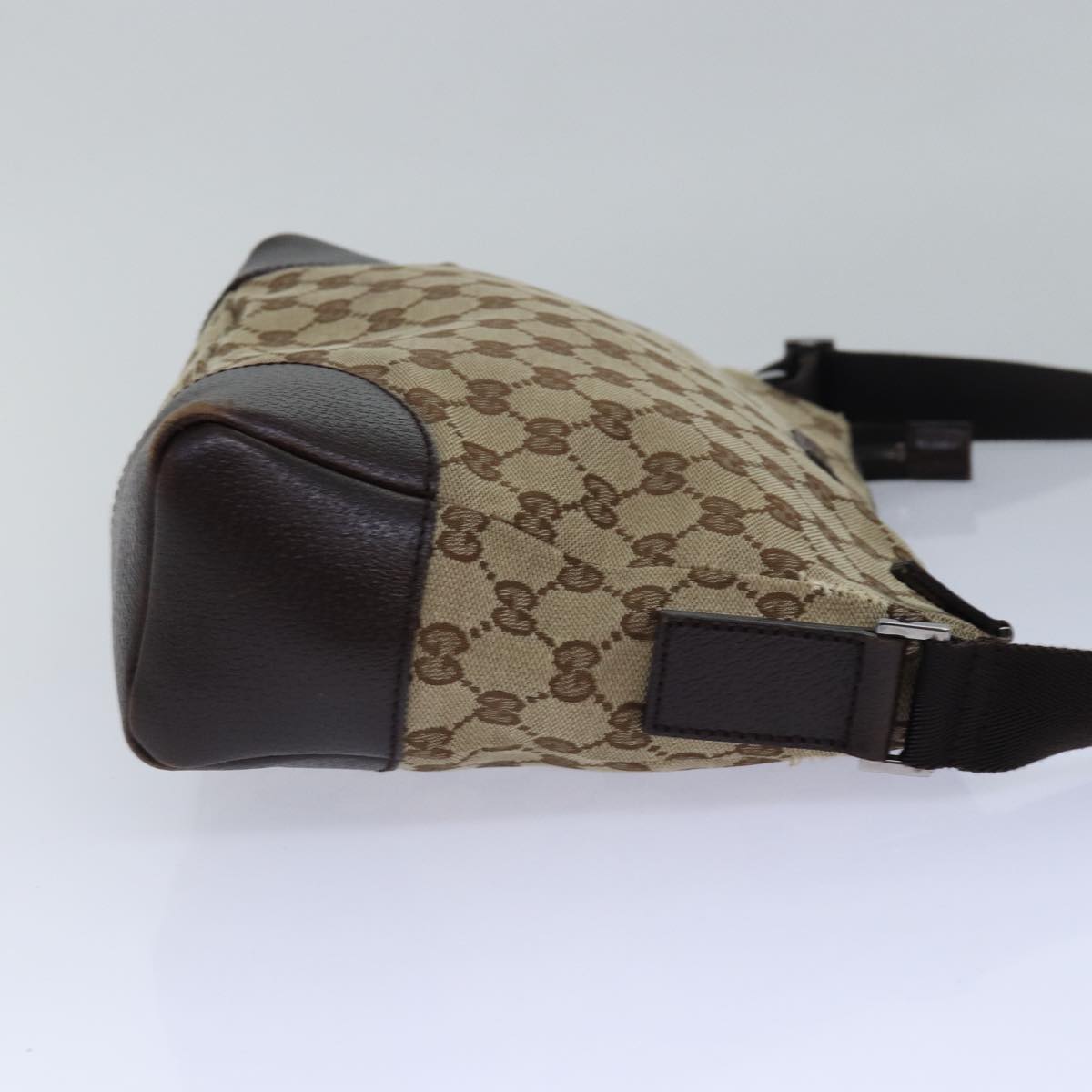 GUCCI GG Canvas Shoulder Bag Beige 114273 ac3045