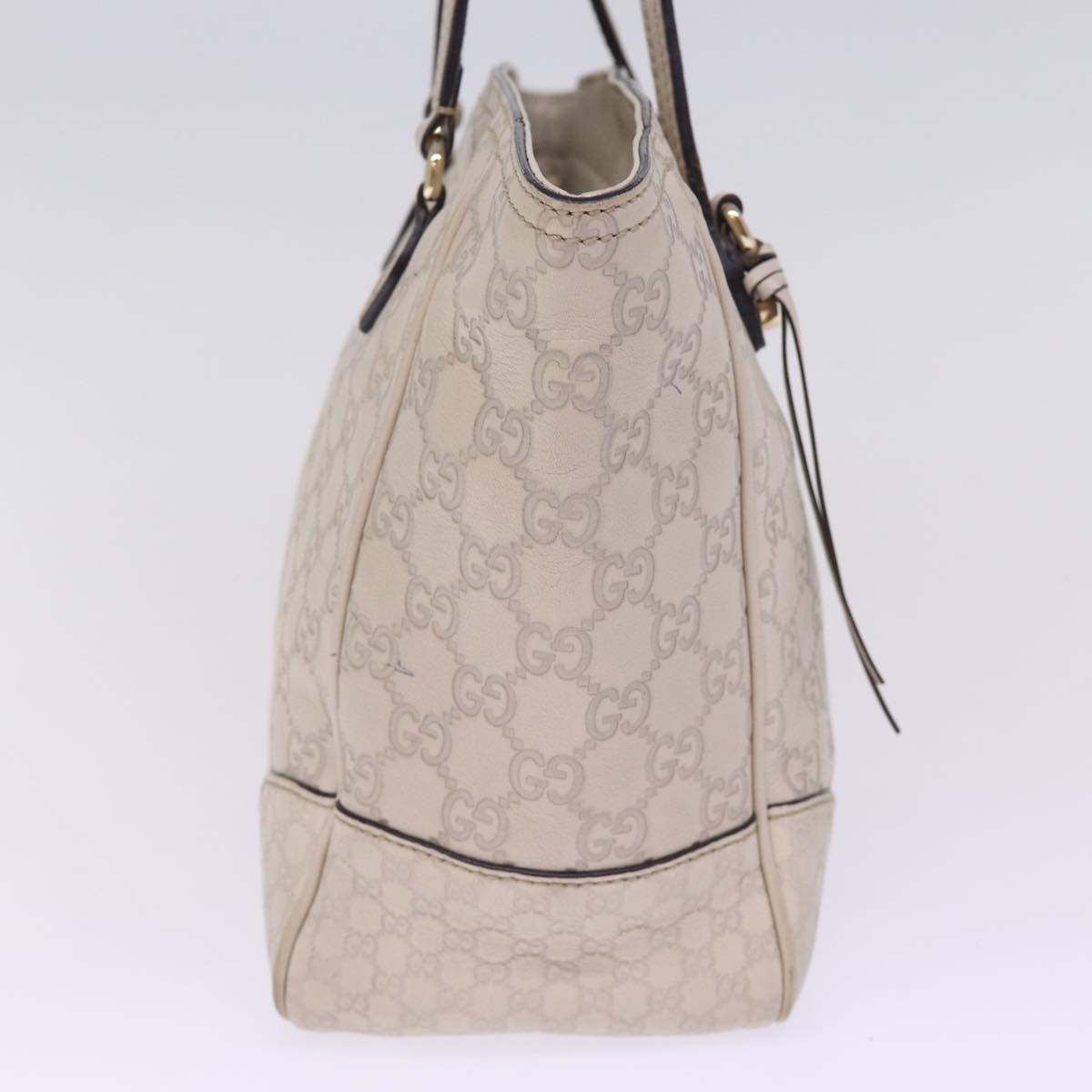 GUCCI GG Canvas Guccissima Tote Bag Beige 353119 ac3056