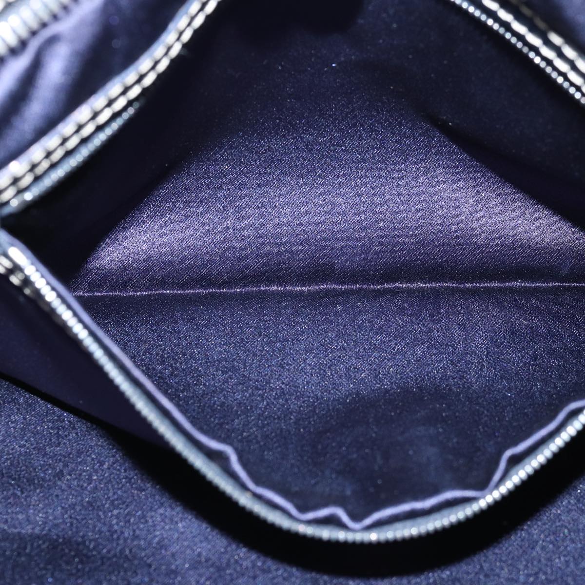 FENDI Zucchino Canvas Hand Bag Navy ac3057