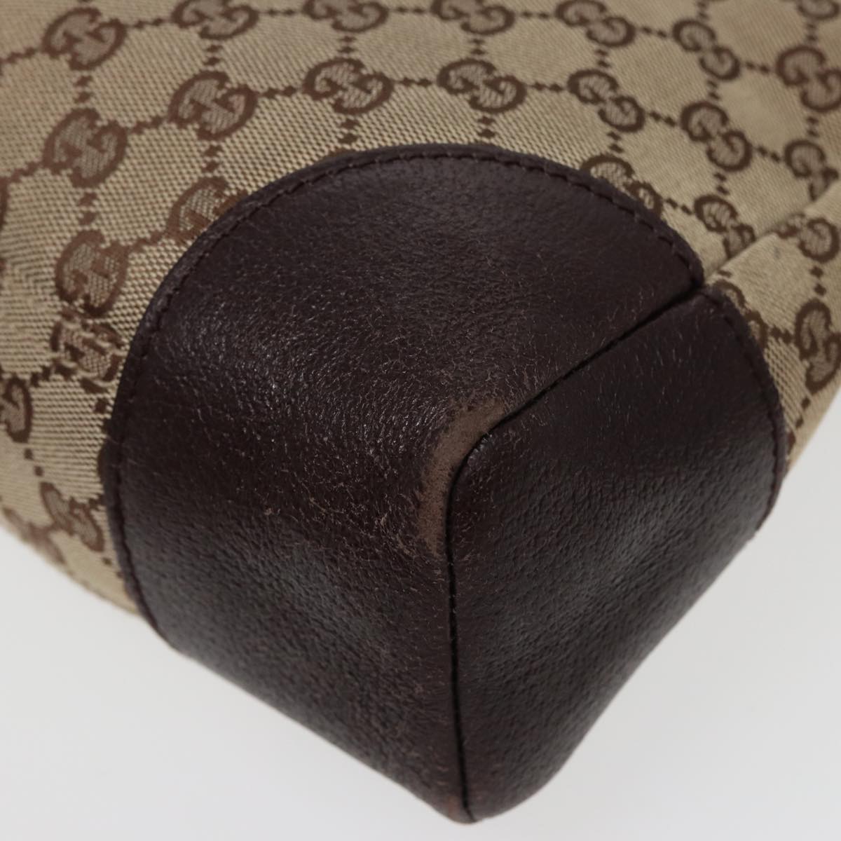 GUCCI GG Canvas Shoulder Bag Beige 114273 ac3058