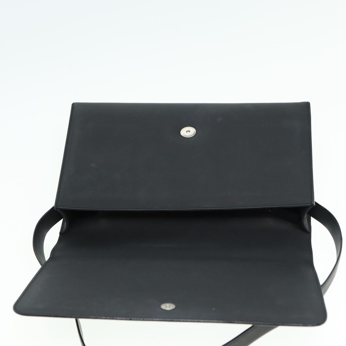 GUCCI Shoulder Bag Enamel Black 001 3064 002058 ac3140
