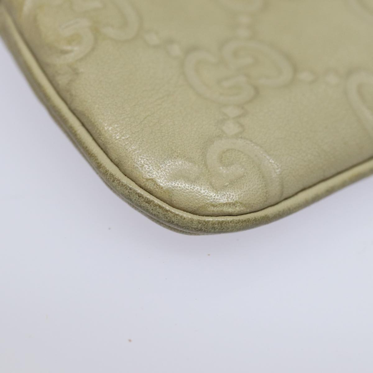 GUCCI GG Canvas Guccissima Coin Purse Beige 233183 ac3151