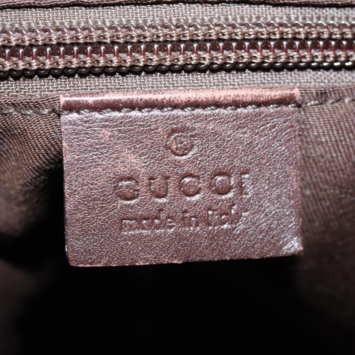 GUCCI GG Canvas Tote Bag Beige Silver 145971 ac3208