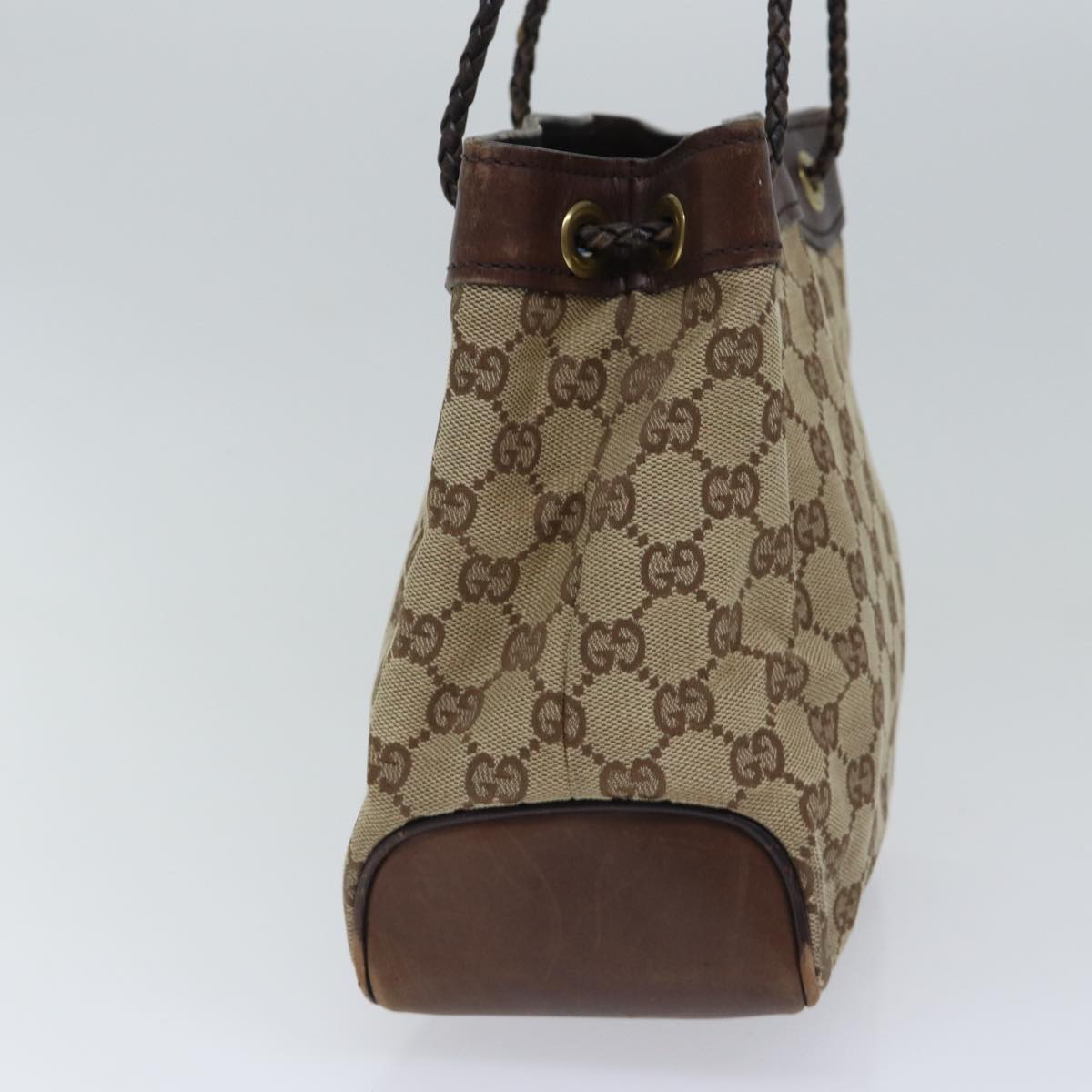 GUCCI GG Canvas Shoulder Bag Beige 109143 ac3211