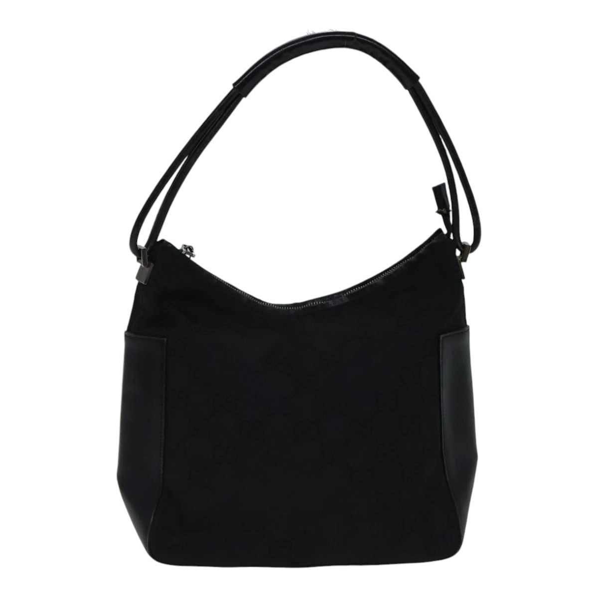 GUCCI GG Canvas Shoulder Bag Black ac3274