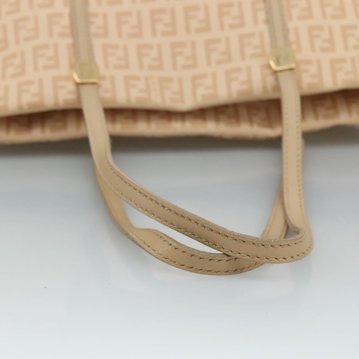 FENDI Zucchino Canvas Hand Bag Pink ac3511
