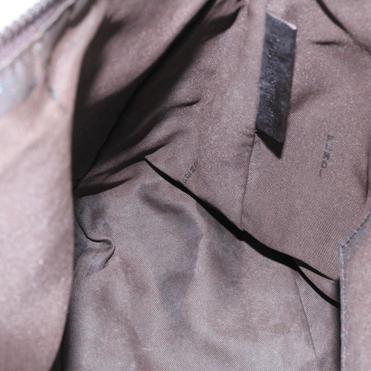 FENDI ZucchinoCanvas Hand Bag Brown ac571