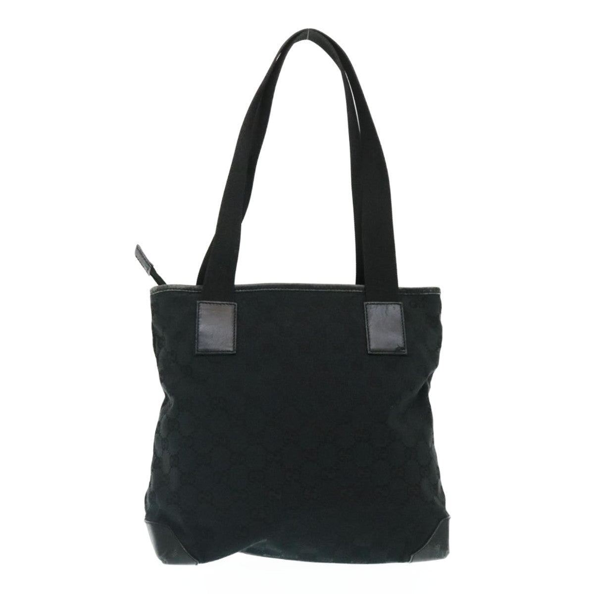 GUCCI GG Canvas Tote Bag Black  ac596