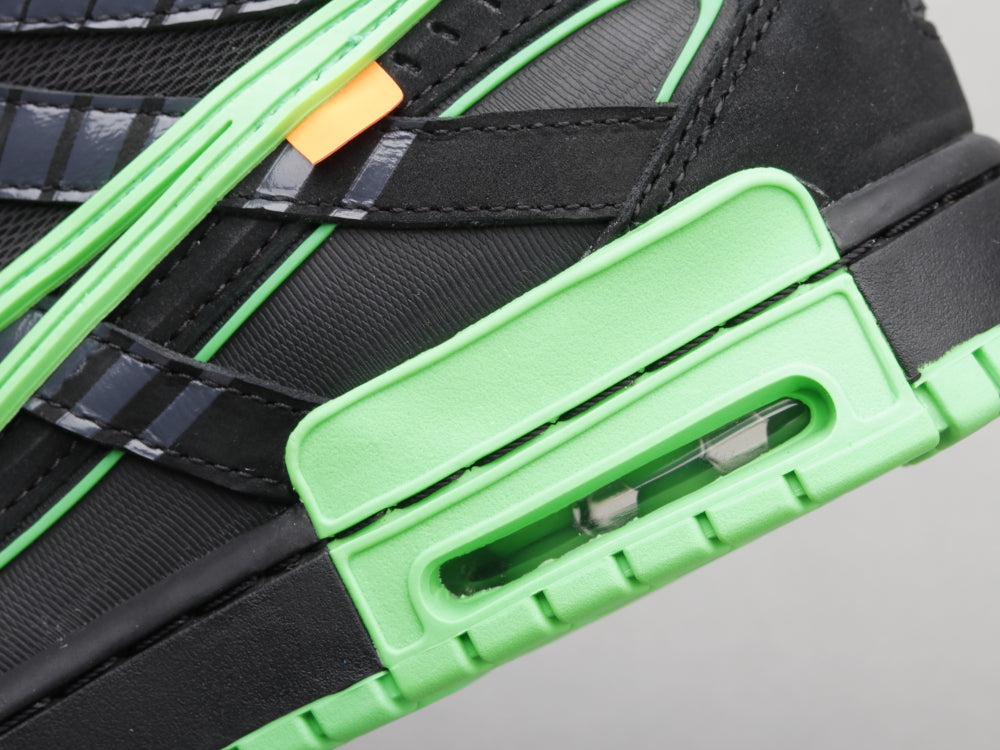 GLM - OW x Rubber Dunk Black & Green