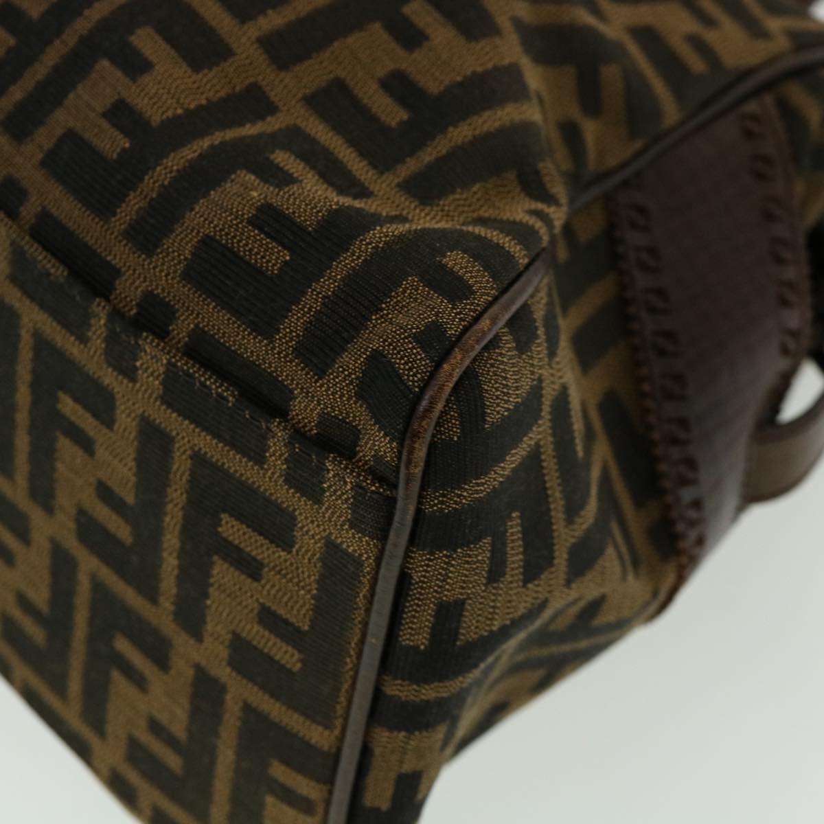 FENDI Tote Bag Zucca Canvas Brown ac845