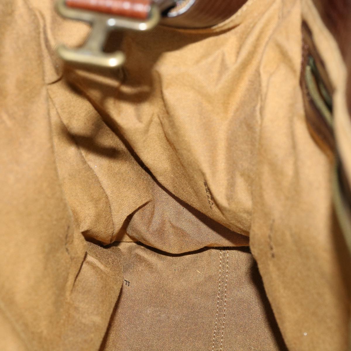 FENDI Tote Bag Zucca Canvas Brown ac845