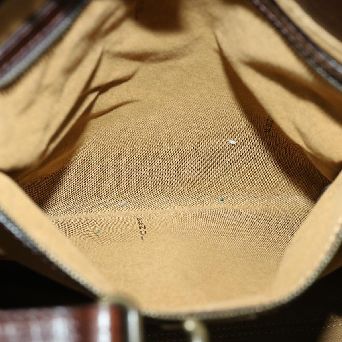 FENDI Tote Bag Zucca Canvas Brown ac845