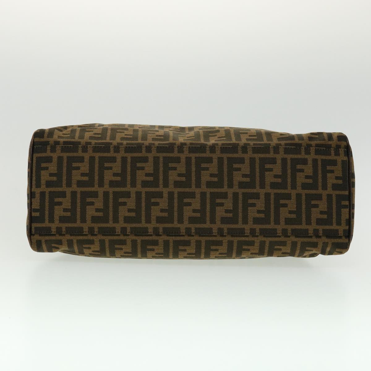 FENDI Tote Bag Zucca Canvas Brown ac845